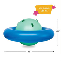Fauteuil à bascule gonflable en forme de dôme, balançoire gonflable pour enfants, planète des enfants