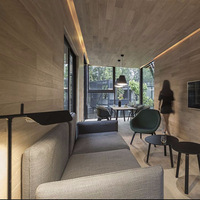 Maison conteneur préfabriquée soudée sur mesure, moderne, à deux étages, modulaire, avec grande fenêtre vitrée, anti-corrosion, à assemblage rapide pour villa