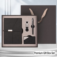 Carnet en cuir PU A5, lot de 4, journal ligné, logo personnalisé, cadeau promotionnel pour entreprise et bureau