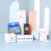 Boîte de papier cosmétique Carton de carte Taxe de shampooing Gel douche Boîte d'emballage Boîte-cadeau en papier Blanc Emballage cosmétique écologique personnalisé
