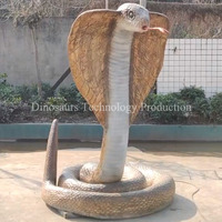 Modèle de démon serpent mythique personnalisé, Naga animatronique fait main pour la décoration de terrain de jeu intérieur