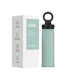 Stainless Steel Insulated Sports Water Bottle With Magnetic Lid Phone Holder Outdoor