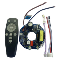 Tablero de control de ventilador de bajo voltaje AC/DC 12V para ventiladores de techo componente PCBA PCB