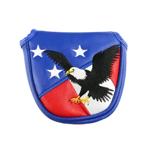 Cubierta de cabeza de golf de bandera cubiertas de cabeza de palo de golf personalizadas