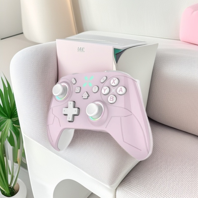 New Elite Wired/Wireless Handheld Game Console Handle with Six-axis Somatosensory Vibration Lamp Multi-Player Support