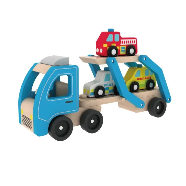 Custom Cheap Educational Pretend Play Toddlers Children Wood Car Toys Wooden Cars for Kids