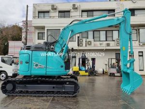 Excavatrice sur chenilles KOBELCO SK125 d'occasion en bon état avec godet d'excavatrice en stock - Product Image 6