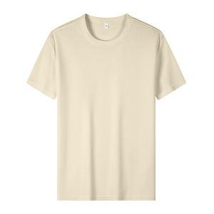 Camiseta de manga corta de verano de algodón 100% de gran tamaño para hombre, camisetas impermeables y resistentes al aceite con estampado de logotipo personalizado de 220 gramos - Product Image 6