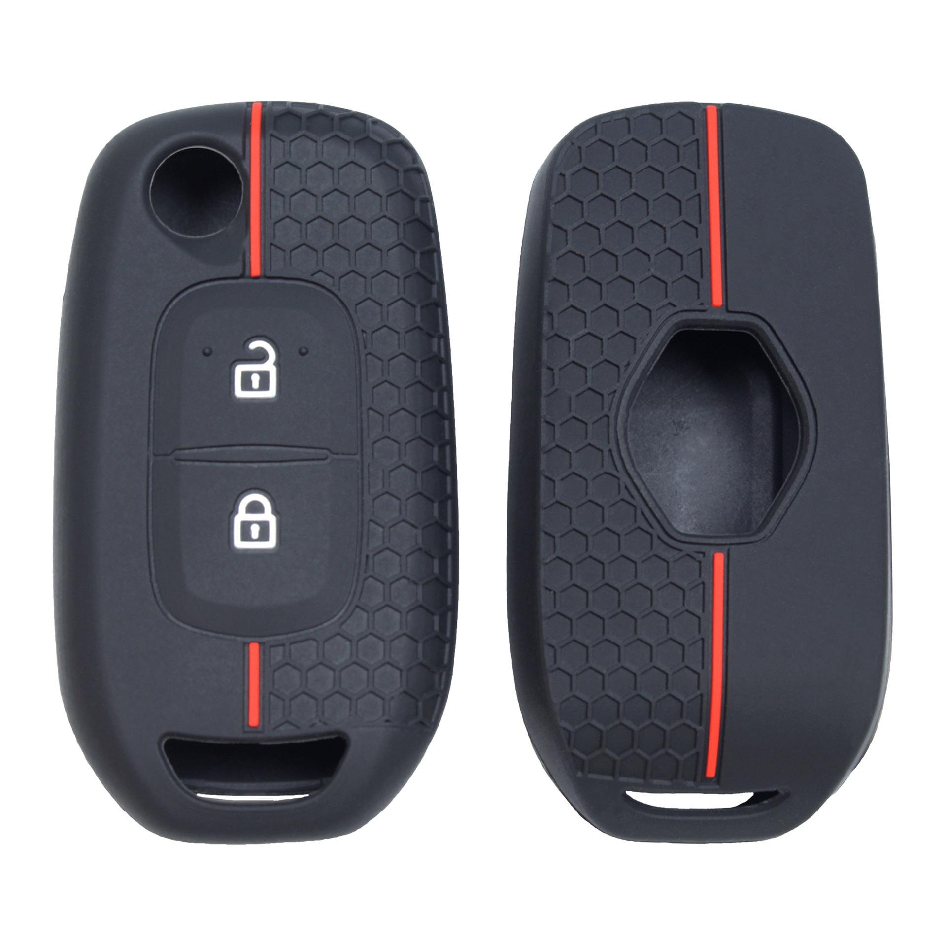 Linee nere + rosse (2 pulsanti)