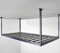Étagères de plafond pour garage suspendues au plafond, gain de place, rangement lourd, qualité robuste, hauteur réglable