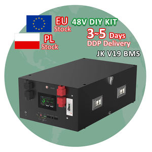 Kit de Caixa de Bateria DIY 48V <span class=keywords><strong>PL</strong></span> Stock 16S Lifepo4 280ah 320Ah Rack de Bateria de Fosfato de Lítio JK V19 BMS - Product Image 1