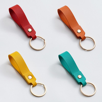 Porte-clés personnalisé avec logo, porte-clés de voiture en or, porte-clés en cuir