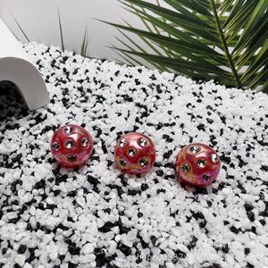 Acrylique diamant plâtrage couleur bricolage perlé téléphone portable chaîne voiture suspendu porte-clés sac accessoires perles irrégulières - Product Image 6