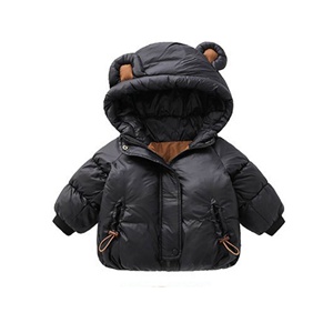 Vente en gros Manteaux d'extérieur d'hiver pour enfants <span class=keywords><strong>Veste</strong></span> de rembourrage pour bébés garçons avec capuche en forme d'ours - Product Image 2