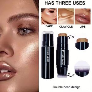 ไฮไลท์เตอร์แบบแท่งสำหรับใบหน้าและผิวกาย ยี่ห้อ Ulikeke ผลิตภัณฑ์วีแกน ไม่มีโลโก้ ไฮไลท์เตอร์เนื้อชิมเมอร์ - Product Image 2