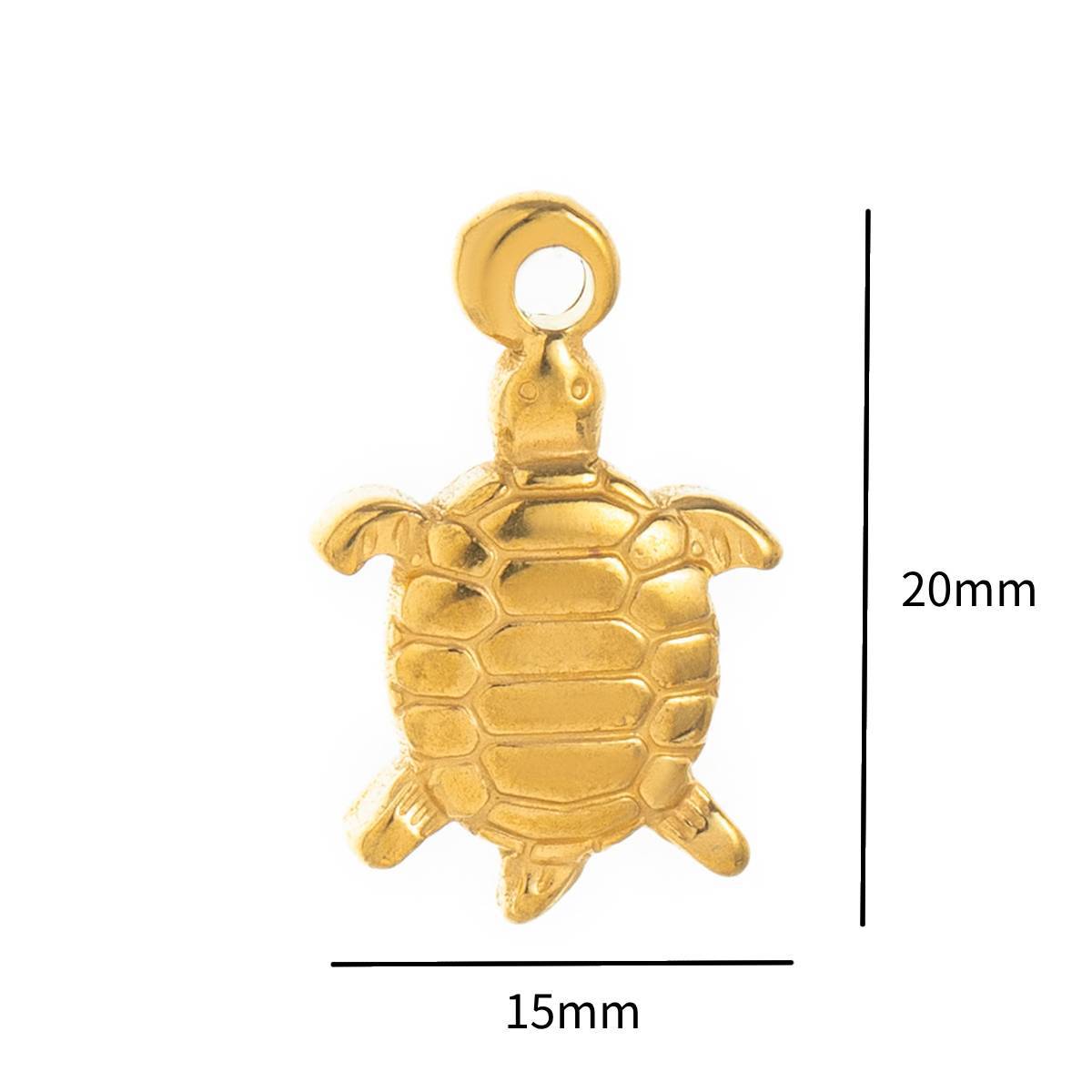 4 turtle pendant 15*20mm