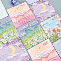 Papier Origami Artisanal Double Face Imprimé 15cm – Matériaux Créatifs DIY Motifs Ciel Étoilé et Constellations pour Pliage de Grus