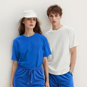 T-shirt uni en coton 100% pour homme, de haute qualité, personnalisable, confortable, multicolores, décontracté, avec logo personnalisé - Product Image 3