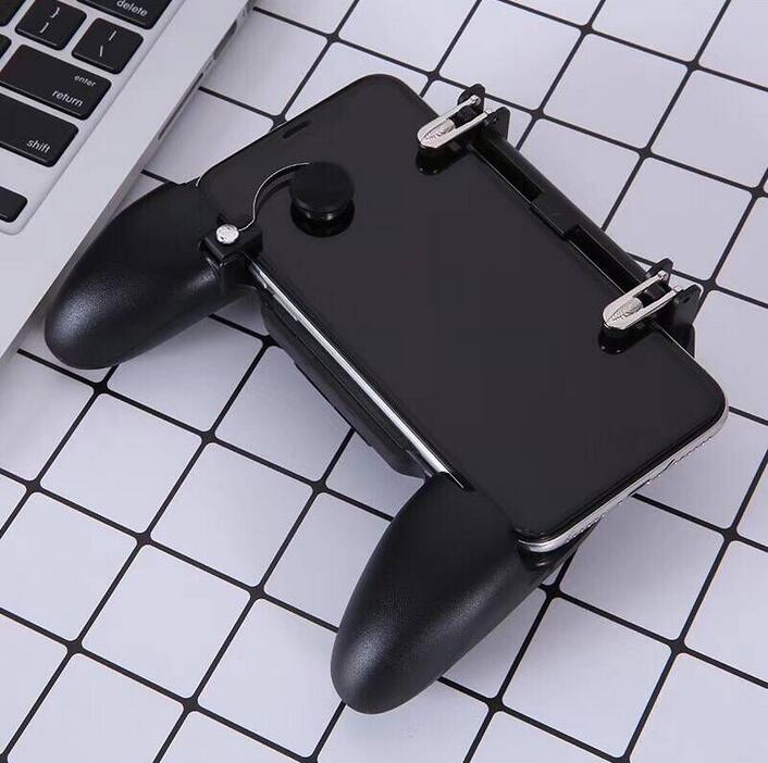 W11+ Mobile Gamepad Controller game handle mobile phone shell case gamepad holder joystick fire trigger all in one for phone