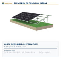 Système de montage solaire flottant en alliage d'aluminium anodisé, support solaire flottant pour utilisation en lac et en réservoir