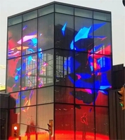 Écran LED holographique flexible ultra-fin et invisible pour vitrine de centre commercial, affichage transparent pour la publicité en magasin