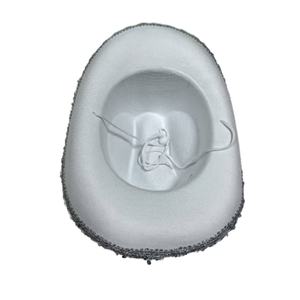 Sombreros de Vaquera Brillantes con Tiara, Sombrero Occidental de Fieltro con Pedrería y Lentejuelas para Despedida de Soltera, Disfraces y Accesorios para Festivales de Música - Product Image 4