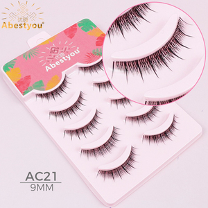 Abestyou OEM ODM Pestañas Postizas de Tira Completa para Maquillaje, Pestañas Sintéticas con Banda Transparente Invisible, Reutilizables, Libres de Crueldad Animal, Estilo <span class=keywords><strong>Manga</strong></span>, ¡Oferta Caliente! - Product Image 5