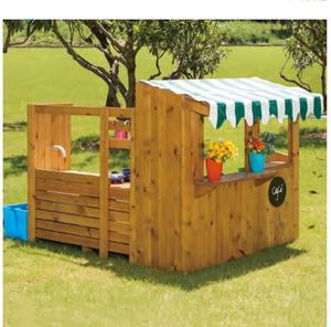 Eibele juguetes al aire libre juego de juguetes de madera cocina y compras equipo de juego de rol de madera personalizado niños juego de rol de simulación - Product Image 2