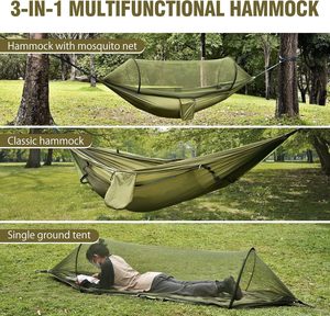 Hamac de camping portable personnalisé, livraison rapide, nylon, hamac de camping extérieur avec <span class=keywords><strong>moustiquaire</strong></span> - Product Image 4