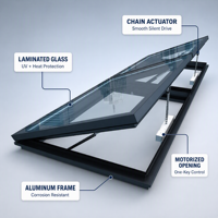 Fenêtres à persiennes insonorisées sur mesure au design moderne, fenêtres pliantes à double vitrage en alliage d'aluminium, garantie 5 ans