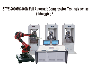 Macchina per Test di Compressione Completamente Automatica STYE-2000M/3000M per Test di Pressione su Calcestruzzo, Mattoni, Pietre e Ingegneria Geotecnica - Product Image 2