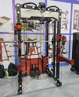 Longotech Gym Equipment Smith Machine Multi-fonctionnel Power Half Rack Smith Machine pour Musculation Machine Mulit Gym