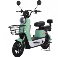 Scooter électrique en gros, vélo électrique 48V 12/20Ah 350W/500W, 2 roues, moteur sans balais numérique à longue portée pour adultes