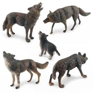 <span class=keywords><strong>Serie</strong></span> Xinhen Cross-border Simulation Brown <span class=keywords><strong>Wolf</strong></span>: Modello statico da scrivania con funzioni di urlo, caccia, allevamento e camminata. - Product Image 1