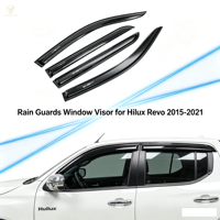 Kit de conversion de carrosserie de pick-up style thaïlandais, pare-pluie en plastique ABS, visières de fenêtre, protection contre la pluie pour Hilux Revo 2015-2021