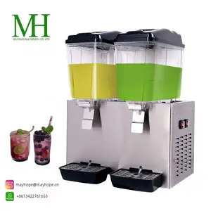 Máquina comercial profissional de suco para restaurante, spray/stir automático de três cilindros para bebidas frias