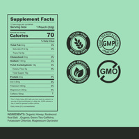 Sachets d'énergie OEM - Caféine naturelle 50mg & Électrolytes pour un regain d'énergie avant l'entraînement, 12 sachets, Marque privée
