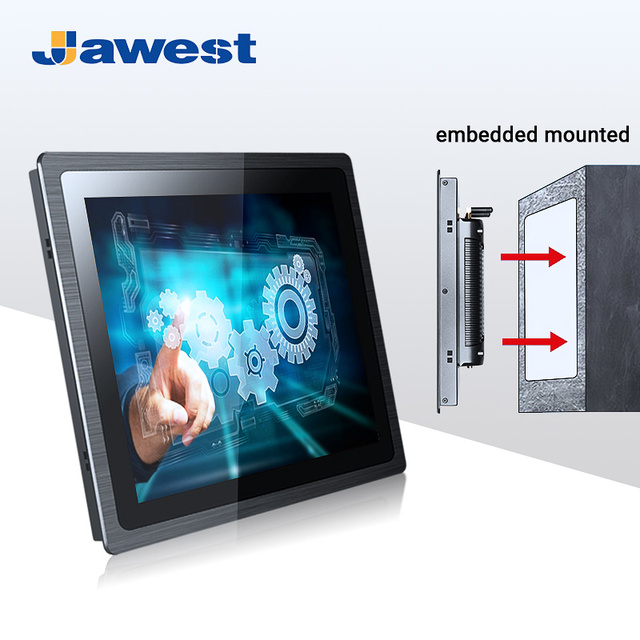 New High Speed Industrial Touch Panel Pc10 Inch Linux Win Android Ip65 Waterproof 8GB DDR4 RAM Embedded Industrial PC 3-Year