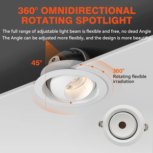 <span class=keywords><strong>Spot</strong></span> encastré 7W en aluminium pour hôtel Downlight de magasin commercial de bonne qualité - Product Image 4