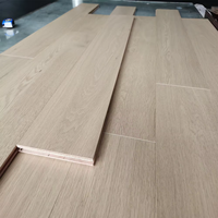 Parquet rustique en chêne blanc euro de 15 mm, bois massif français naturel, parquet d'intérieur en bois véritable, parquet contrecollé