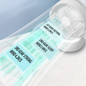 Nouveau design Clip <span class=keywords><strong>de</strong></span> refroidissement portable <span class=keywords><strong>à</strong></span> batterie Offre Spéciale Mini ventilateur <span class=keywords><strong>de</strong></span> <span class=keywords><strong>table</strong></span> personnel rechargeable flexible avec veilleuse - Product Image 3