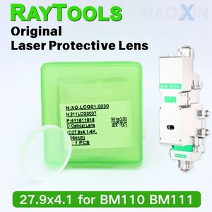 오리지널 레이툴스 광학 렌즈 파이버 레이저 보호 렌즈 27.9x4.1mm 24.9x1.5mm BT240 BM109 BM110 BM111 절단 헤드용 - Product Image 5