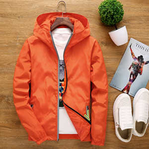 <strong>S</strong>-7XL Custom Logo Wind Breaker Waterproof Sports <strong>Jacket</strong> for <strong>Men</strong> and Women <strong>Plus</strong> <strong>Size</strong> Zipper Closure Breathable for Summer - Product Image 6