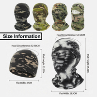 Chapeau d'hiver en polaire pour l'extérieur, couleur camouflage tactique, masque de sport, chapeau d'hiver, chapeau de cyclisme, coupe-vent, chapeau en polaire thermique