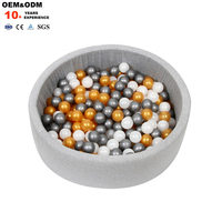 Bola Plastik Tiup Grosir Komersial 1000pcs Putih Transparan Bola Laut Anak-anak 7cm/8cm Dapat Disesuaikan