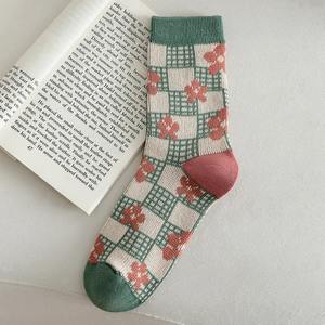 <span class=keywords><strong>Calcetines</strong></span> B030904FJ de Algodón Casual para <span class=keywords><strong>Hombre</strong></span>, Estilo Preppy Japonés y Coreano, Otoño Invierno, Bordados, Transpirables, con Dibujos Animados Lindos para Mujer - Product Image 2