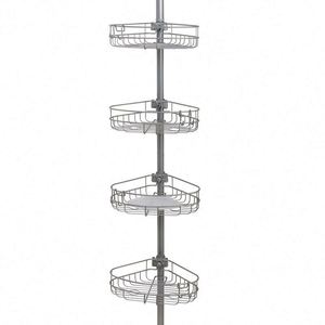 Estante Esquinero Metálico Moderno para Baño de Hotel, Organizador de Gel de Ducha y Champú, Venta al por Mayor de Fábrica - Product Image 1