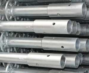 Collier de base galvanisé en acier de haute qualité pour échelles et échafaudages du système d'échafaudage Ringlock - Product Image 4