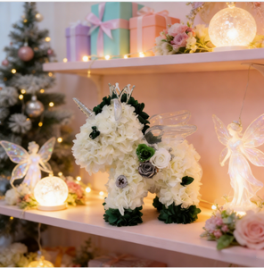 Acrylic Box Preserved Flower <strong>Unicorn</strong> | Luxury Eternal Rose <strong>Unicorn</strong> for Wedding &amp; Valentine's Gift With Acrylic Display Case - Product Image 2