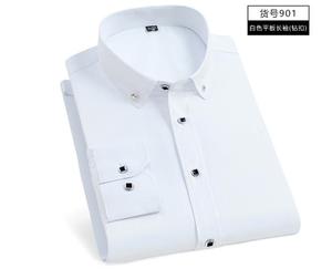 2025 <span class=keywords><strong>camisa</strong></span> de manga larga <span class=keywords><strong>para</strong></span> hombre, vestido informal de Color sólido, diseño de ajuste rutinario, camisas sociales de negocios <span class=keywords><strong>para</strong></span> hombre, <span class=keywords><strong>traje</strong></span> inferior, camisas - Product Image 1